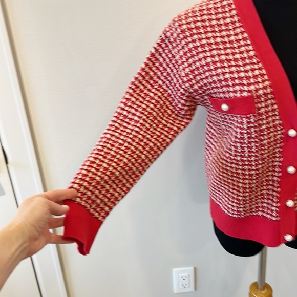 Sandro Brandy Cotton Cardigan Sweater - Picture 9 of 14